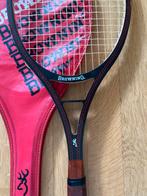 Tennis racket Browning in foedraal, Sport en Fitness, Tennis, Ophalen of Verzenden, Gebruikt, Racket, Overige merken