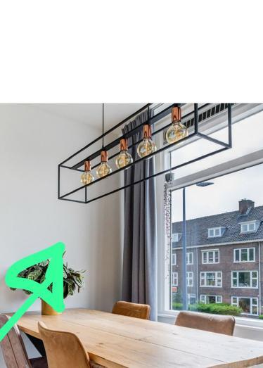 Industriele hanglamp, Huis en Inrichting, Lampen | Hanglampen, Zo goed als nieuw, Minder dan 50 cm, Ophalen