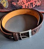 Bruine leren riem - Jeans Originals - 120cm, Kleding | Heren, Riemen en Ceinturen, Jeans Originals, Bruin, Echt leder, Onbekend