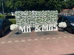 Bloemen muur led letters., Ophalen of Verzenden, Nieuw, Geboorte of Huwelijk