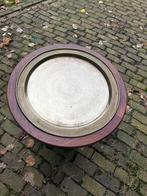 Antieke Bijzettafel met Koperen Blad, Antiek en Kunst, Antiek | Meubels | Tafels, Ophalen