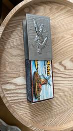 Luciferdoosje met Tinnen Reliëf, Antiek en Kunst, Ophalen of Verzenden