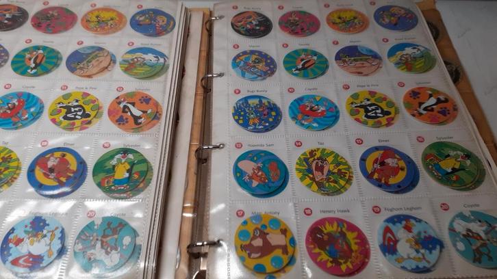 Flippo Verzameling met Albums en Losse Flippo's, Verzamelen, Flippo's, Verzameling, Cheetos 24 Game, Chester Cheetos, Looney Tunes