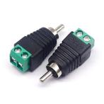 Luidspreker kabel naar RCA/ Tulp connector/ plug, Nieuw, Luidsprekerkabel, Ophalen of Verzenden