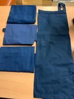 Koks sloven/ schorten, Ophalen of Verzenden, Gebruikt, Blauw