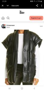 Norr oversized leren bodywarmer maat XL, Kleding | Dames, Bodywarmers, Ophalen of Verzenden, Zo goed als nieuw, Maat 46/48 (XL) of groter