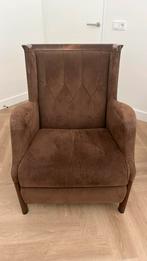 Giorgetti Stoel - Nieuwstaat - Bruin Alcantara, Ophalen, Nieuw, Stof, 75 tot 100 cm