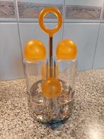 Alessi Italiaans design Sottsass cruet set olie en azijn, Antiek en Kunst, Kunst | Designobjecten, Ophalen of Verzenden