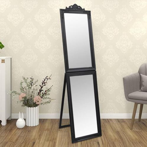 Spiegel vrijstaand 50x200 cm zwart €73, Huis en Inrichting, Woonaccessoires | Spiegels, Nieuw, Ophalen of Verzenden