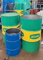 Ton, Tonnen, Vat, Vaten, Oliedrum, Oliedrummen, Ophalen, Gebruikt