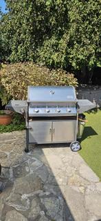 Gasbarbecue 5pits incl gasfles en attributen., Ophalen, Zo goed als nieuw