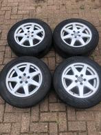 Winterset origineel golf 4 audi a3 steek 5 x100 et 35, Auto-onderdelen, Banden en Velgen, 15 inch, Banden en Velgen, 195 mm, Winterbanden