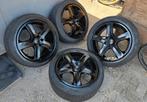 Audi a3 8p banden velgen 8mm 245/45/R17, Ophalen, Gebruikt, 17 inch, Band(en)