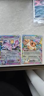 Espeon & Eevee Prismatic Evolutions Pokemon Kaarten, Ophalen of Verzenden, Zo goed als nieuw, Losse kaart, Foil