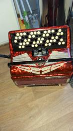 Knop accordeon Weltmeister klein model prima staat, Muziek en Instrumenten, Accordeons, Ophalen, Gebruikt, Overige merken, Met koffer