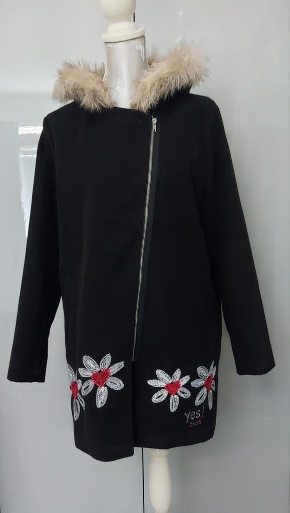 JAS VAN DESIGUAL MAAT 44, Kleding | Dames, Jassen | Winter, Zo goed als nieuw, Maat 42/44 (L), Zwart, Verzenden