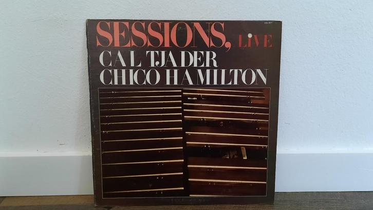 Cal Tjader / Chico Hamilton – Sessions, Live LP, Jazz, Cd's en Dvd's, Vinyl | Jazz en Blues, Gebruikt, Jazz, 1960 tot 1980, 12 inch