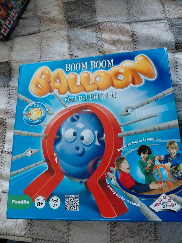 Boom Boom Balloon - Identity Games, Hobby en Vrije tijd, Gezelschapsspellen | Bordspellen, Zo goed als nieuw, Ophalen