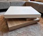 Draaibare salontafel, Huis en Inrichting, Tafels | Salontafels, Ophalen, Minder dan 50 cm, Gebruikt, Vierkant