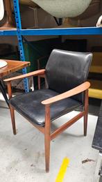 Grete Jalk jaren  60 stoel glostrup, Huis en Inrichting, Ophalen of Verzenden, Gebruikt, Eén