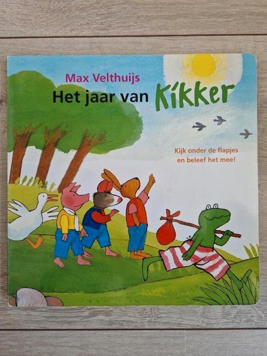 Max Velthuijs - Het jaar van Kikker, Boeken, Kinderboeken | Baby's en Peuters, Nieuw, Uitklap-, Voel- of Ontdekboek, Ophalen of Verzenden