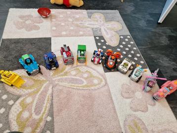Paw patrol speelgoedvoertuigen met poppetje