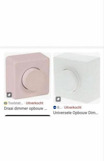 Opbouw dimmer nieuw in doos 200W beschikbaar voor biedingen