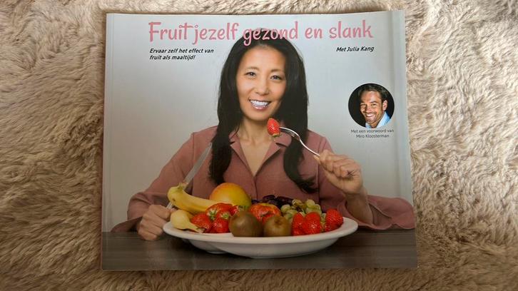 Julia Kang - Fruit jezelf gezond en slank, Boeken, Gezondheid, Dieet en Voeding, Zo goed als nieuw, Ophalen of Verzenden