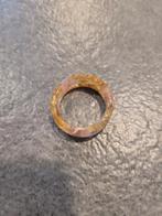 Bloemen Ring - Handgemaakt, Kunststof, Geel, Nieuw, Ophalen of Verzenden