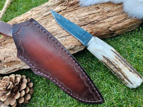 Puukko Handgemaakte Outdoor Scandi Knife mes, Caravans en Kamperen, Kampeergereedschap, Nieuw, Ophalen of Verzenden