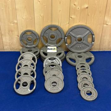 Olympische halterschijven set gietijzer 1.25 t/m 15kg beschikbaar voor biedingen