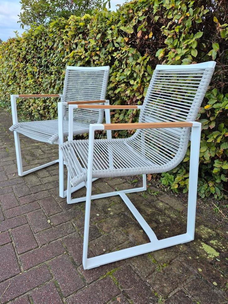 4SO Tuinstoelen Pandino teak, Tuin en Terras, Tuinstoelen, Zo goed als nieuw, Ophalen of Verzenden