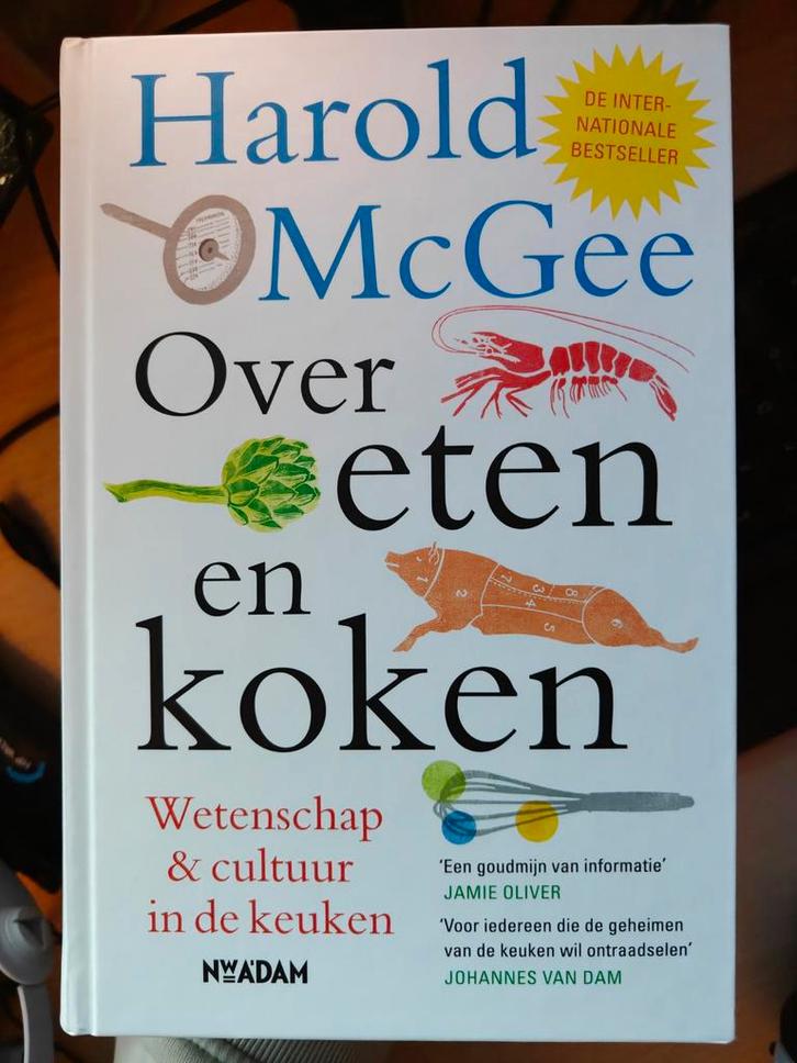 Over eten en koken - Harold McGee, Boeken, Kookboeken, Nieuw, Overige typen, Overige gebieden, Gezond koken, Ophalen of Verzenden