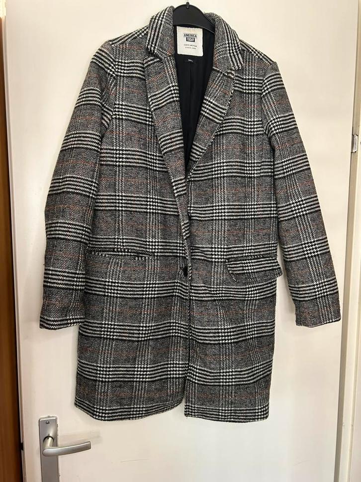 Dames winterjas merk America Today maat S zgan, Kleding | Dames, Jassen | Winter, Zo goed als nieuw, Maat 36 (S), Grijs, Ophalen of Verzenden