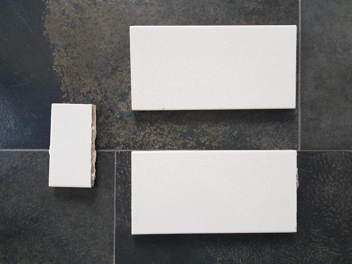 mosa tegels grijs 30x15 vensterbank tegel vintage keramisch, Doe-het-zelf en Verbouw, Tegels, Gebruikt, Vloertegels, Keramiek