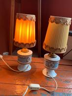 Antieke handbeschilderde nachtlampjes - per stuk, Antiek en Kunst, Ophalen of Verzenden