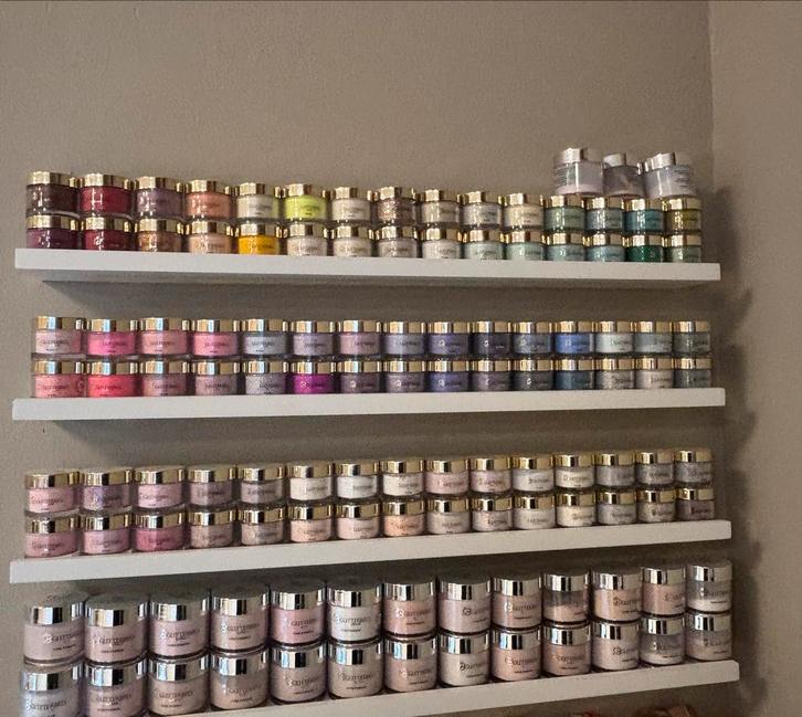 Glitterbels Acryl Poeder Collectie, Sieraden, Tassen en Uiterlijk, Uiterlijk | Cosmetica en Make-up, Zo goed als nieuw, Toebehoren