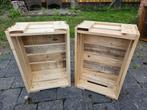 Houten kistjes kratje 49x33x18 cm, Ophalen, Nieuw, Minder dan 50 cm, Minder dan 50 cm