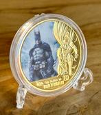 Batman 24kt goud vergulde herdenkingsmunt +standaard (5, Ophalen of Verzenden, Nieuw, Film, Overige typen