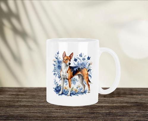 Basenji Delfts Blauwe mok, Huis en Inrichting, Keuken | Servies, Nieuw, Kop(pen) en/of Schotel(s), Overige stijlen, Ophalen of Verzenden