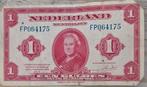 Nederland 1 Gulden 1943 - Wilhelmina - Zeldzaam!, Ophalen of Verzenden, 1 gulden, Los biljet