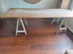 robuuste tafel voor binnen of buiten, Huis en Inrichting, Tafels | Sidetables, Ophalen, Zo goed als nieuw, Rechthoekig, 200 cm of meer