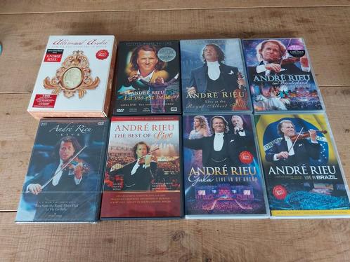 André Rieu DVD’s oa 5DVD-box Allemaal André; in totaal 14, Cd's en Dvd's, Dvd's | Tv en Series, Zo goed als nieuw, Alle leeftijden