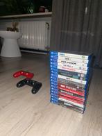 PS4 met spellen + 2 controllers - Zo goed als nieuw!, Spelcomputers en Games, Spelcomputers | Sony PlayStation 4, Ophalen, Met 2 controllers