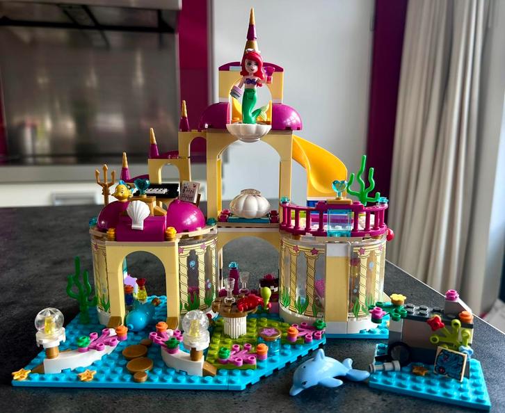 LEGO Disney Prinses Ariël Onderwater paleis 41063, Kinderen en Baby's, Speelgoed | Duplo en Lego, Zo goed als nieuw, Ophalen of Verzenden