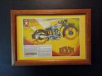 LEVIS 1932 Motorcyle reclame poster afbeelding kader, Ophalen of Verzenden, Overige merken