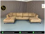 GRATIS LEVERING U-bank Cognac 370x190x190 REFURBISHED