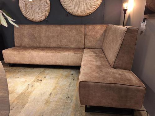 Eetkamerbank Jelle Sevn, Huis en Inrichting, Stoelen, Nieuw, Vijf, Zes of meer stoelen, Stof, Bruin, Ophalen