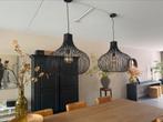2 zgan metalen hanglampen ø58 cm, Ophalen, Zo goed als nieuw, Metaal, 50 tot 75 cm