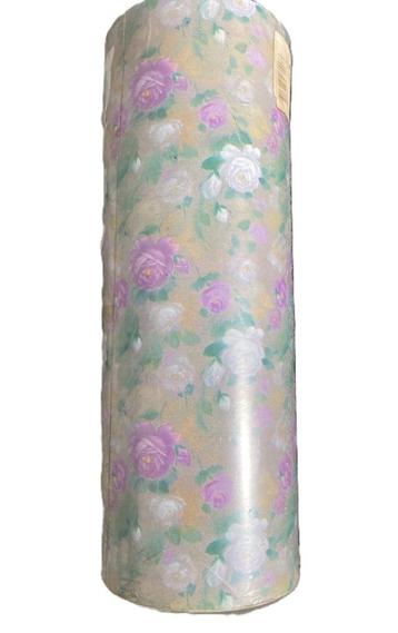 INPAKPAPIER CADEAUPAPIER ROL 220 meter 38 CM SERENAD ROZEN  beschikbaar voor biedingen